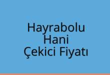 Hayrabolu Çekici Fiyatı – Hani Oto Kurtarıcı Ücreti