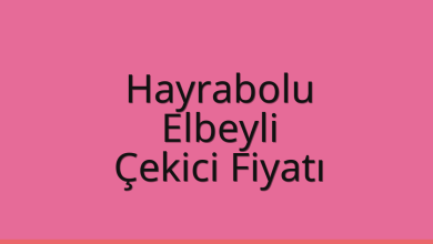 Hayrabolu Çekici Fiyatı – Elbeyli Oto Kurtarıcı Ücreti
