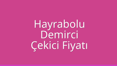 Hayrabolu Çekici Fiyatı – Demirci Oto Kurtarıcı Ücreti