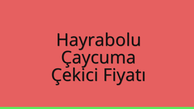 Hayrabolu Çekici Fiyatı – Çaycuma Oto Kurtarıcı Ücreti