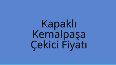 Kapaklı Çekici Fiyatı – Kemalpaşa Oto Kurtarıcı Ücreti