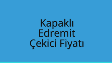 Kapaklı Çekici Fiyatı – Edremit Oto Kurtarıcı Ücreti