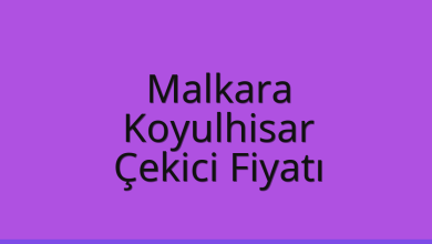 Malkara Çekici Fiyatı – Koyulhisar Oto Kurtarıcı Ücreti