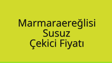 Marmaraereğlisi Çekici Fiyatı – Susuz Oto Kurtarıcı Ücreti