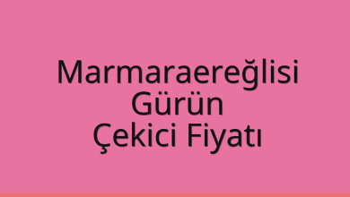 Marmaraereğlisi Çekici Fiyatı – Gürün Oto Kurtarıcı Ücreti