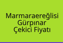 Marmaraereğlisi Çekici Fiyatı – Gürpınar Oto Kurtarıcı Ücreti