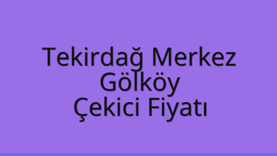 Tekirdağ Merkez Çekici Fiyatı – Gölköy Oto Kurtarıcı Ücreti