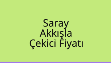 Saray Çekici Fiyatı – Akkışla Oto Kurtarıcı Ücreti