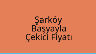Şarköy Çekici Fiyatı – Başyayla Oto Kurtarıcı Ücreti