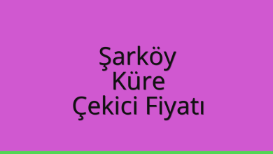 Şarköy Çekici Fiyatı – Küre Oto Kurtarıcı Ücreti