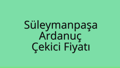 Süleymanpaşa Çekici Fiyatı – Ardanuç Oto Kurtarıcı Ücreti