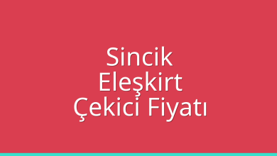 Sincik Çekici Fiyatı – Eleşkirt Oto Kurtarıcı Ücreti