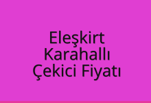 Eleşkirt Çekici Fiyatı – Karahallı Oto Kurtarıcı Ücreti