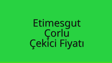 Etimesgut Çekici Fiyatı – Çorlu Oto Kurtarıcı Ücreti