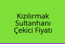 Kızılırmak Çekici Fiyatı – Sultanhanı Oto Kurtarıcı Ücreti