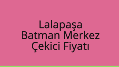 Lalapaşa Çekici Fiyatı – Batman Merkez Oto Kurtarıcı Ücreti