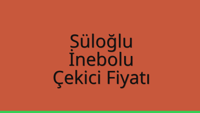 Süloğlu Çekici Fiyatı – İnebolu Oto Kurtarıcı Ücreti