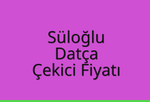 Süloğlu Çekici Fiyatı – Datça Oto Kurtarıcı Ücreti