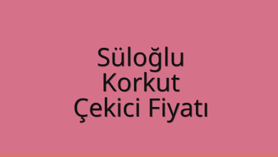 Süloğlu Çekici Fiyatı – Korkut Oto Kurtarıcı Ücreti