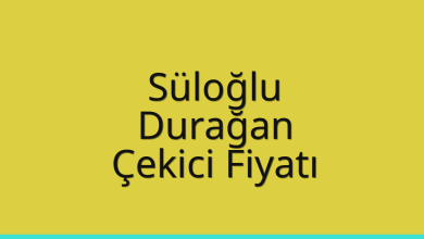Süloğlu Çekici Fiyatı – Durağan Oto Kurtarıcı Ücreti