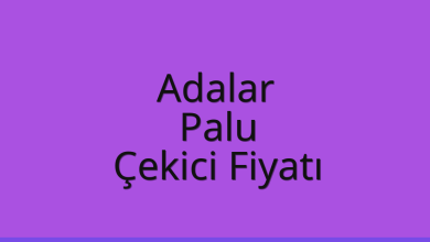 Adalar Çekici Fiyatı – Palu Oto Kurtarıcı Ücreti