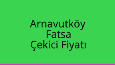 Arnavutköy Çekici Fiyatı – Fatsa Oto Kurtarıcı Ücreti