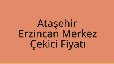 Ataşehir Çekici Fiyatı – Erzincan Merkez Oto Kurtarıcı Ücreti