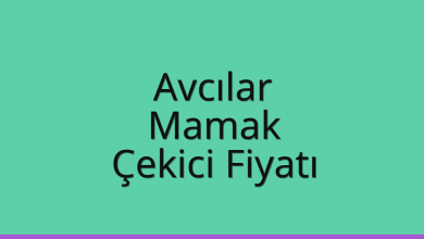 Avcılar Çekici Fiyatı – Mamak Oto Kurtarıcı Ücreti