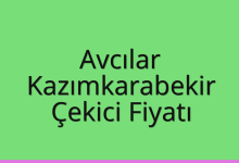 Avcılar Çekici Fiyatı – Kazımkarabekir Oto Kurtarıcı Ücreti