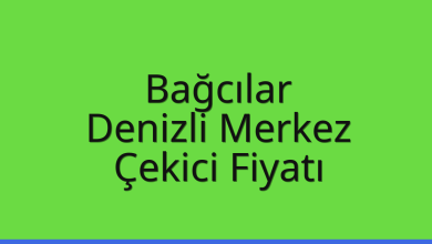 Bağcılar Çekici Fiyatı – Denizli Merkez Oto Kurtarıcı Ücreti