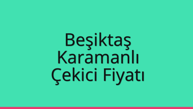 Beşiktaş Çekici Fiyatı – Karamanlı Oto Kurtarıcı Ücreti