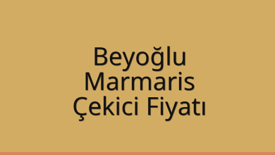 Beyoğlu Çekici Fiyatı – Marmaris Oto Kurtarıcı Ücreti