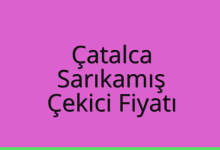 Çatalca Çekici Fiyatı – Sarıkamış Oto Kurtarıcı Ücreti