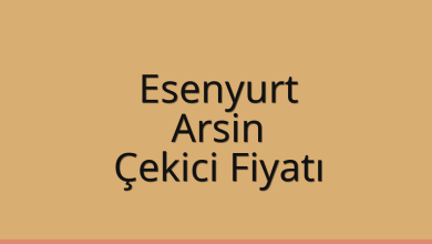 Esenyurt Çekici Fiyatı – Arsin Oto Kurtarıcı Ücreti