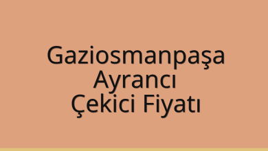 Gaziosmanpaşa Çekici Fiyatı – Ayrancı Oto Kurtarıcı Ücreti