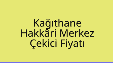 Kağıthane Çekici Fiyatı – Hakkâri Merkez Oto Kurtarıcı Ücreti