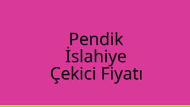 Pendik Çekici Fiyatı – İslahiye Oto Kurtarıcı Ücreti