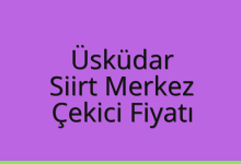 Üsküdar Çekici Fiyatı – Siirt Merkez Oto Kurtarıcı Ücreti