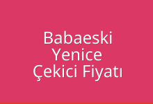 Babaeski Çekici Fiyatı – Yenice Oto Kurtarıcı Ücreti