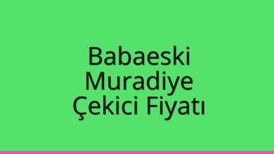 Babaeski Çekici Fiyatı – Muradiye Oto Kurtarıcı Ücreti