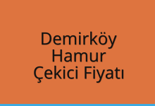 Demirköy Çekici Fiyatı – Hamur Oto Kurtarıcı Ücreti
