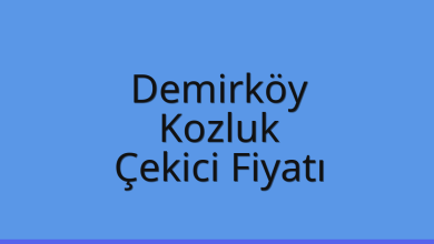 Demirköy Çekici Fiyatı – Kozluk Oto Kurtarıcı Ücreti