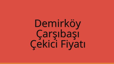 Demirköy Çekici Fiyatı – Çarşıbaşı Oto Kurtarıcı Ücreti