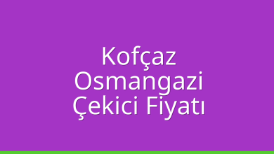 Kofçaz Çekici Fiyatı – Osmangazi Oto Kurtarıcı Ücreti