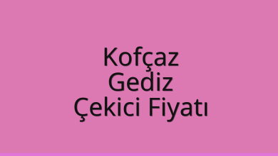 Kofçaz Çekici Fiyatı – Gediz Oto Kurtarıcı Ücreti