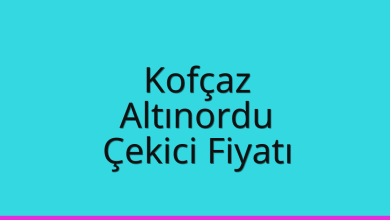 Kofçaz Çekici Fiyatı – Altınordu Oto Kurtarıcı Ücreti