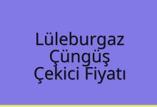 Lüleburgaz Çekici Fiyatı – Çüngüş Oto Kurtarıcı Ücreti