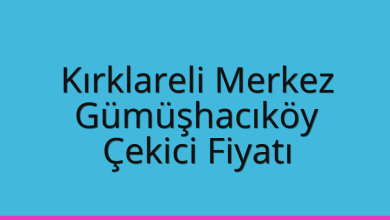 Kırklareli Merkez Çekici Fiyatı – Gümüşhacıköy Oto Kurtarıcı Ücreti