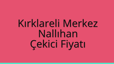 Kırklareli Merkez Çekici Fiyatı – Nallıhan Oto Kurtarıcı Ücreti