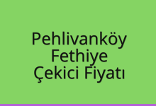 Pehlivanköy Çekici Fiyatı – Fethiye Oto Kurtarıcı Ücreti